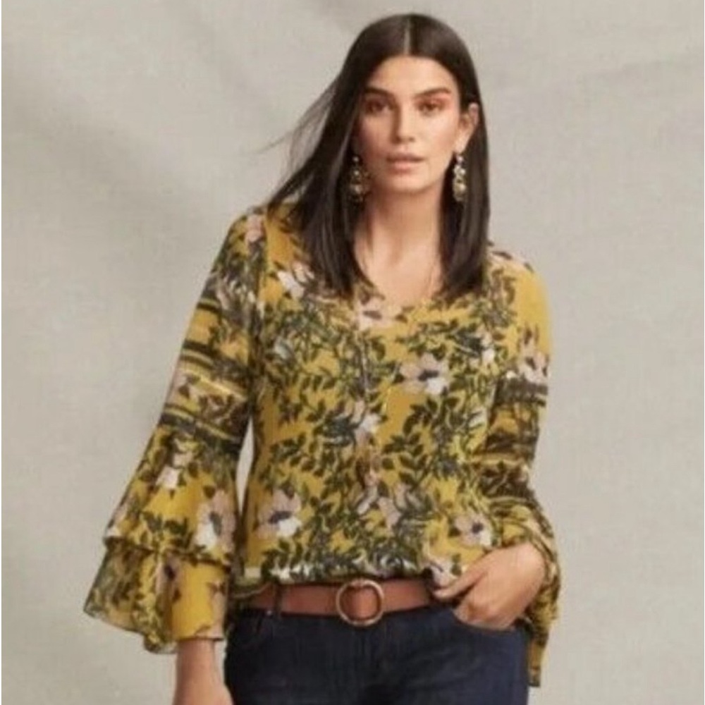 CAbi S, #5518, EUC, Scene Blouse
